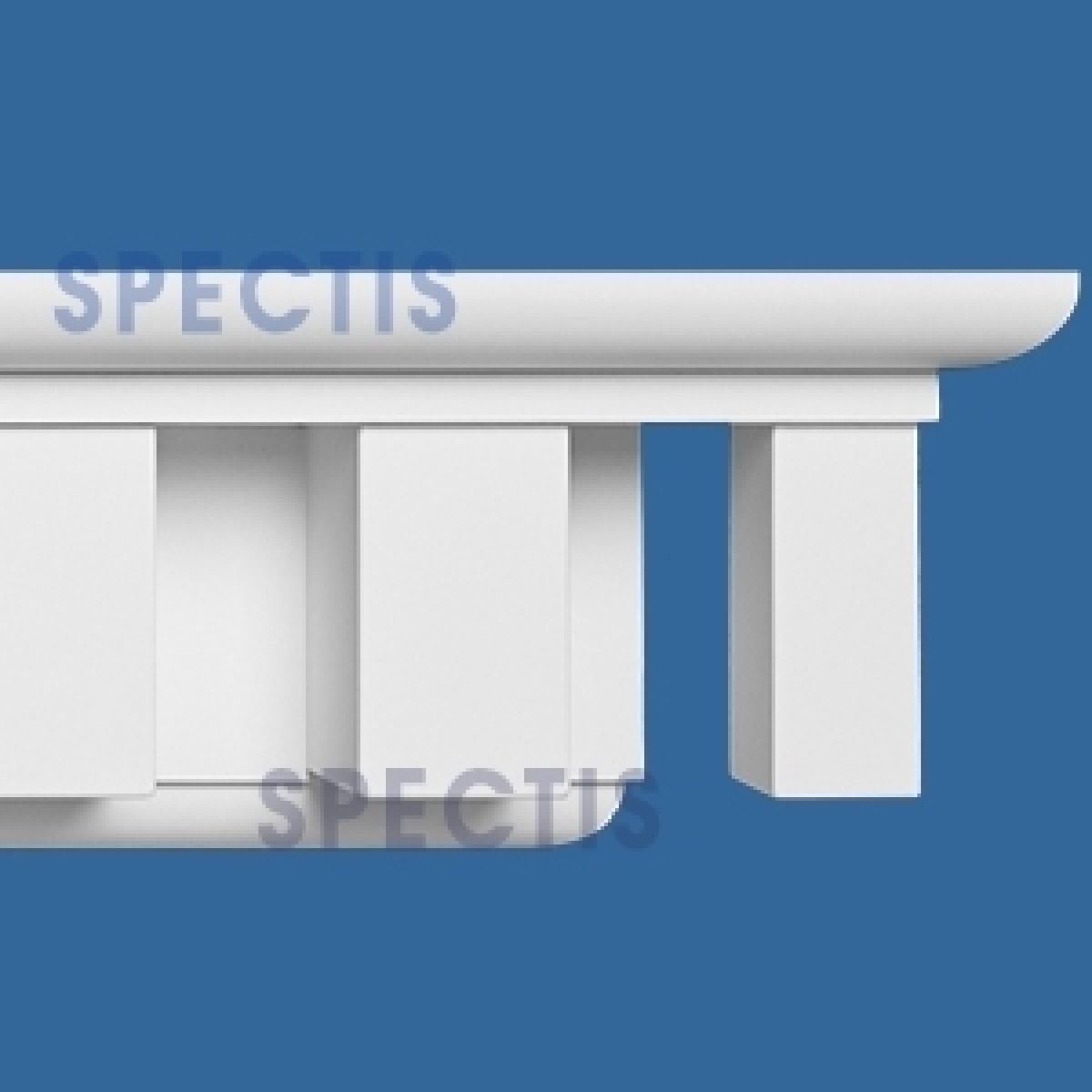 Spectis Dentil Crown Moulding (5 7/8" x 12') MD1885