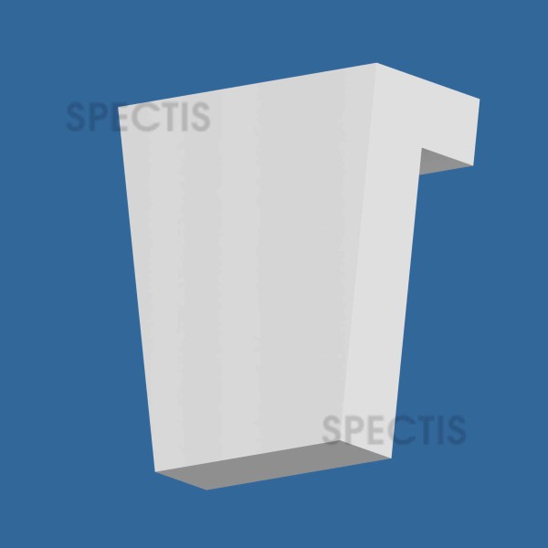 Spectis Urethane Keystone 3 1/2" x 4 1/4" - K2729