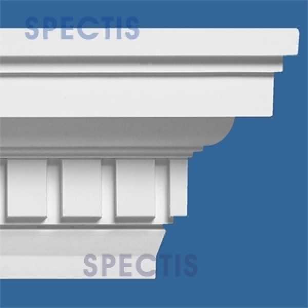 Spectis Dentil Crown Moulding (22" x 12') - MD1155