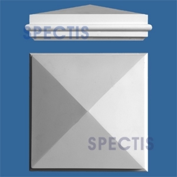 Spectis Neptune Newel Post Cap 6" Sq. - NC2356