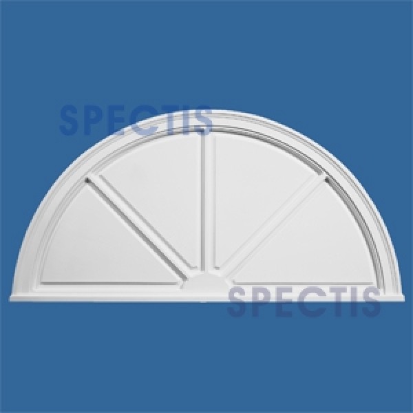 Spectis Decorative Window Sunburst 66" x 30" - SHC5828