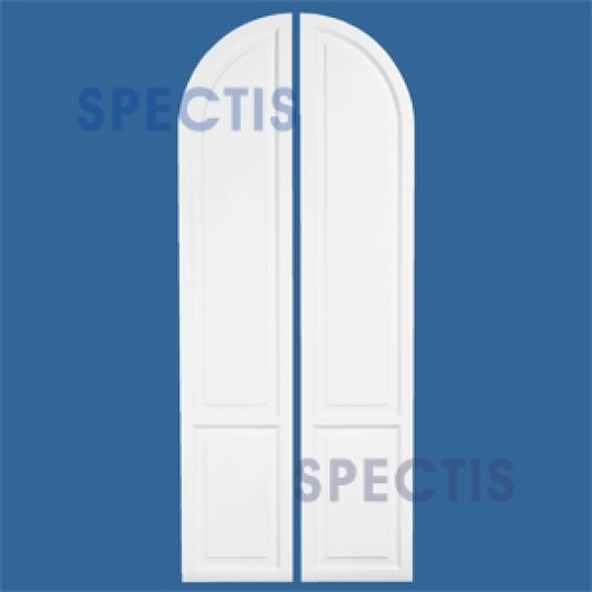 Spectis Raised Arch Exterior Shutter - SHA1890L (Right Panel Not Included)